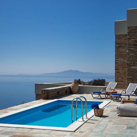 Acron Andros - Luxury Villa With Private Pool Korthio エクステリア 写真
