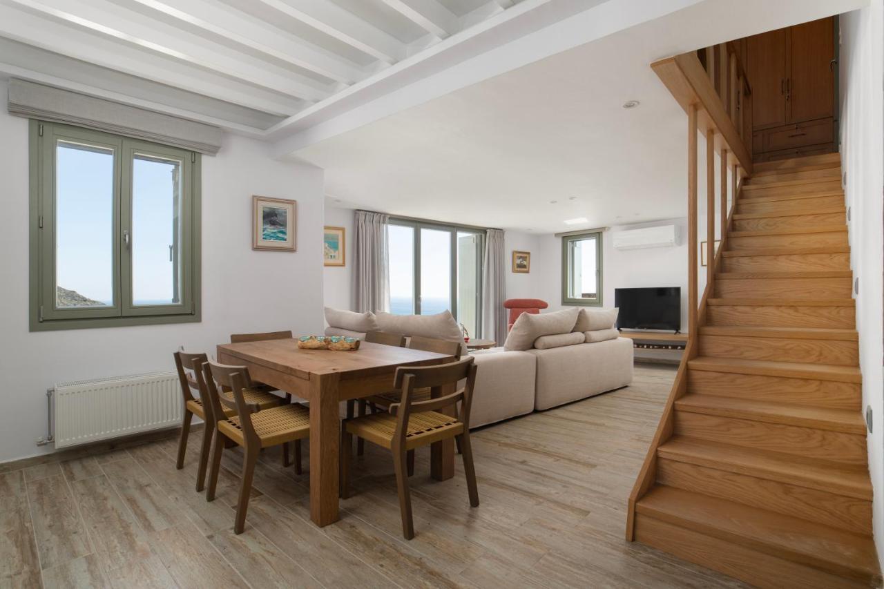 Acron Andros - Luxury Villa With Private Pool Korthio エクステリア 写真